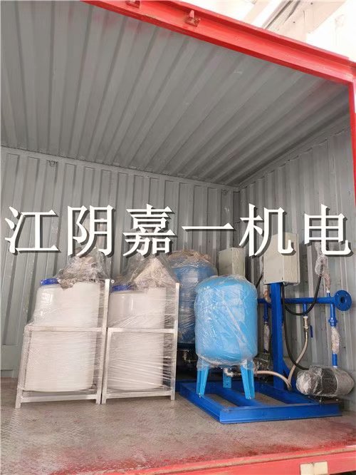 上海客戶預(yù)定的定壓補水裝置及全自動加藥裝置發(fā)貨啦！